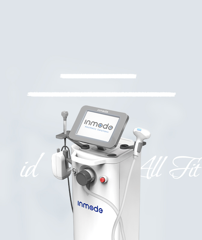 ID医院的ID Allfit InMode设备及手写字体图片