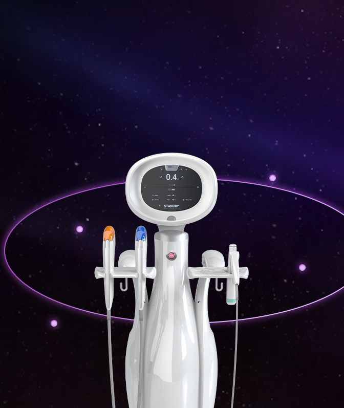 所有探头均已安装的韩版超声刀宇宙版设备图片