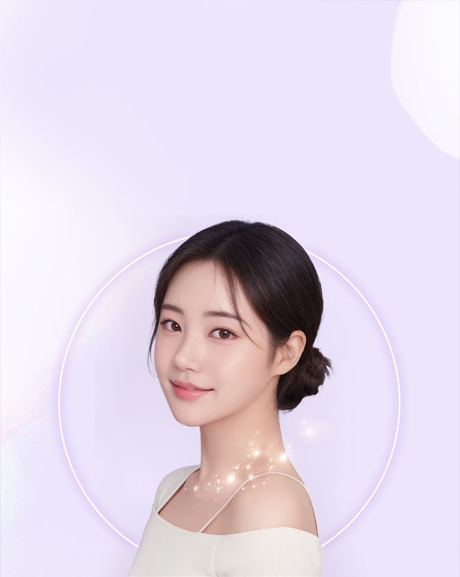 通过营养注射改善皮肤健康和增强免疫力的模特