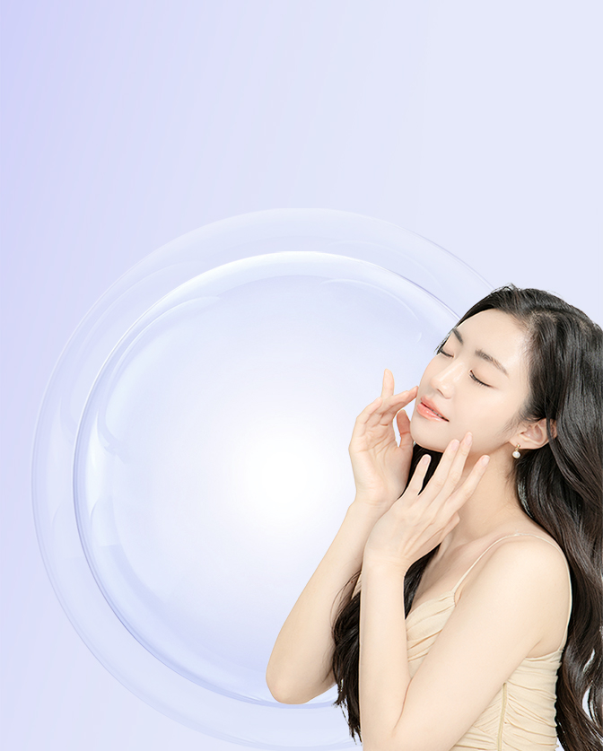 通过IPL嫩肤治疗改善色素沉着-痘印-红血丝和皮肤纹理的模特