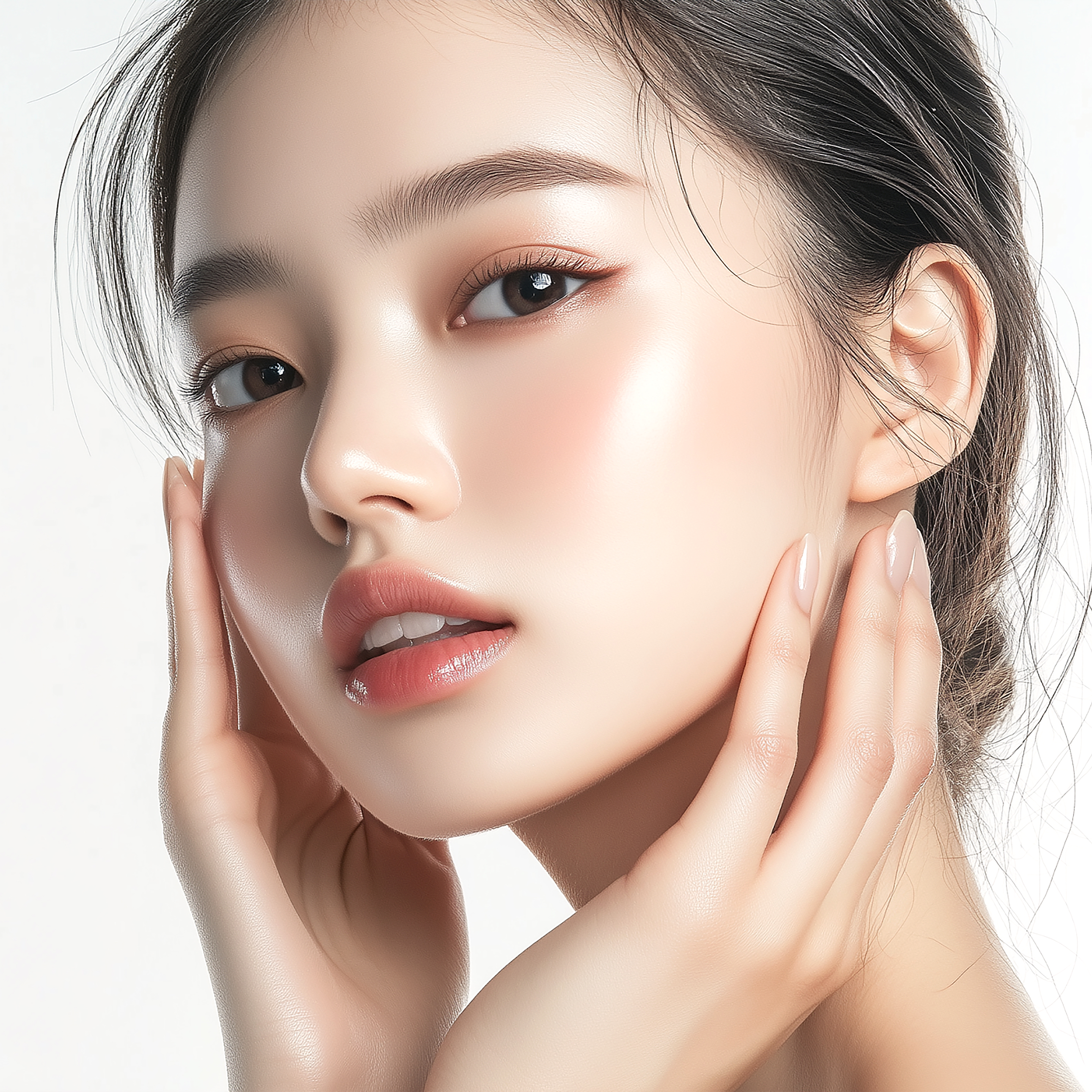 体验idPN针治疗改善肤质和减少细纹的模特