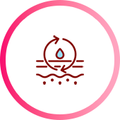 深层皱纹改善 皮肤更紧致 激活皮肤再生 提升水分含量 增加真皮密度和厚度的图标