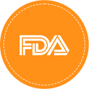 经过安全认证的美国FDA批准图标