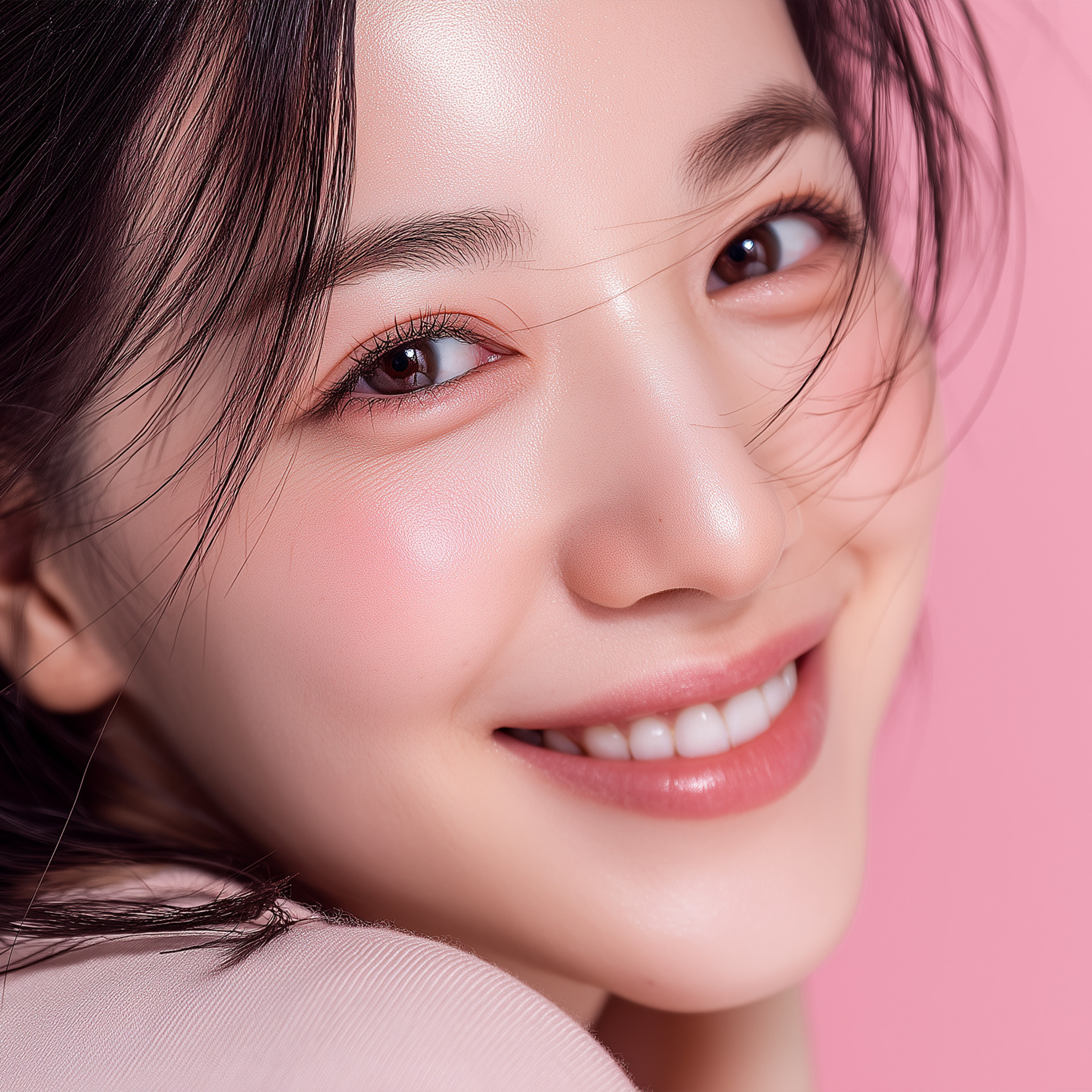 通过Legato2(点阵射频)治疗改善痤疮疤痕的模特图片