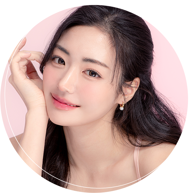 通过Legato2(点阵射频)治疗获得毛孔缩小效果的模特图片